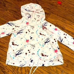 Tie dye crop top sweater